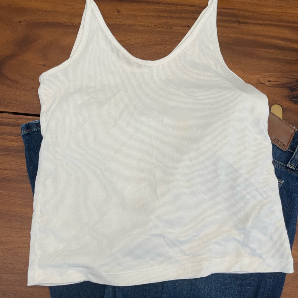 White muscle tank